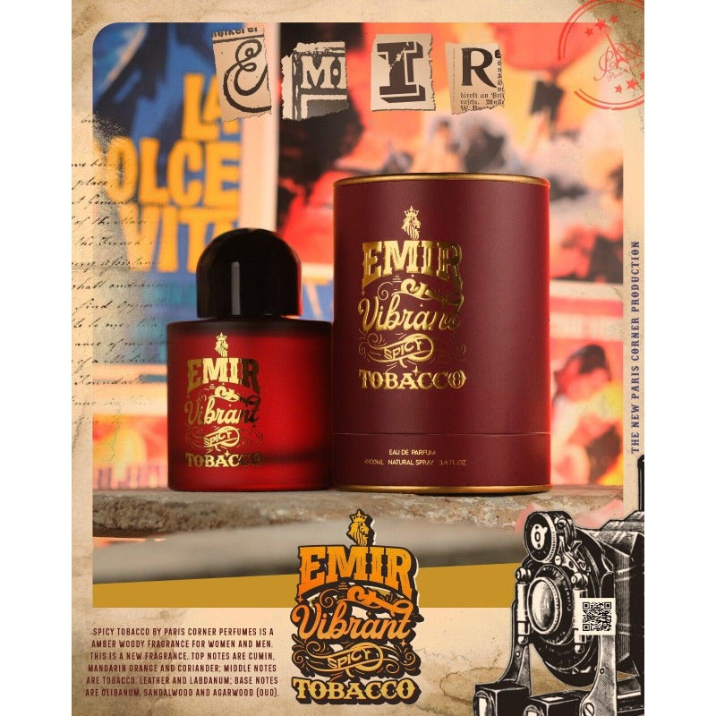 Emir Vibrant Spicy Tobacco perfumowana woda unisex 100ml - Royalsperfume EMIR Wszystko