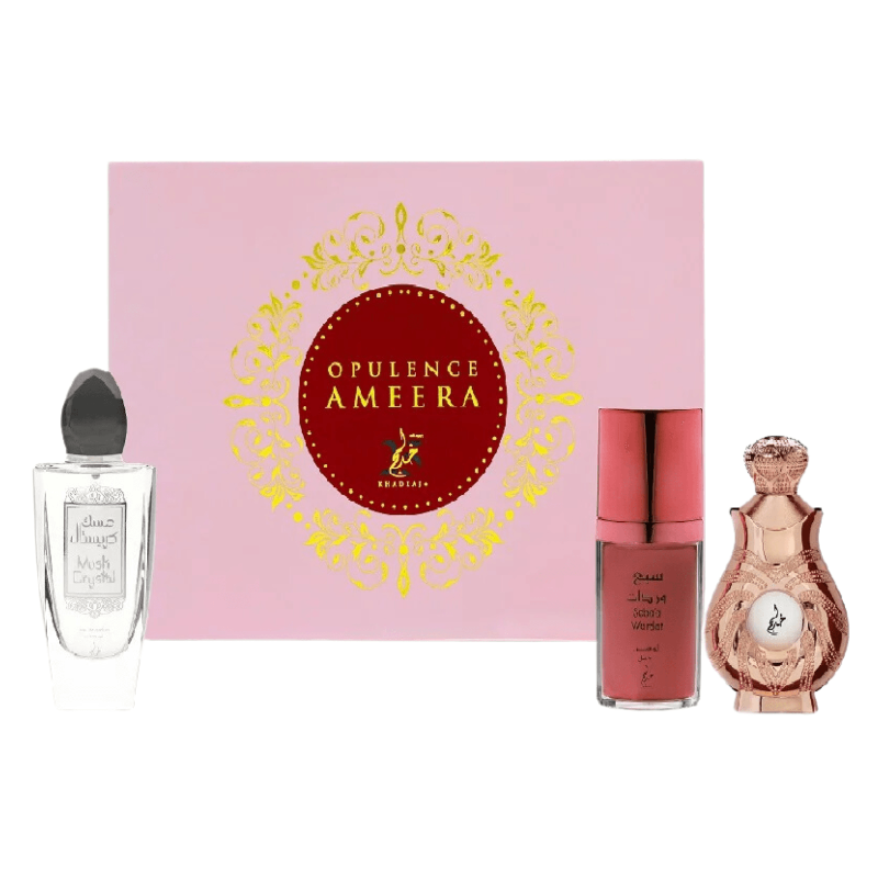 Khadlaj Opulence Ameera 3-częściowy zestaw upominkowy dla kobiet - Royalsperfume Khadlaj Perfume